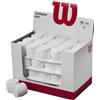 Wilson Tamburo con overgrip bianco liscio Wilson Pro | Massima aderenza, elevato assorbimento e durata professionale