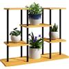 Outsunny Supporto per piante da interno Outsunny, scaffale per piante a 6 livelli, base in acciaio, porta piante per soggiorno, balcone, j