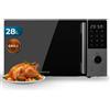 Cecotec Microonde Digitale con Grill 28L Proclean 2800. 900W, Grill 1200W, Convezione 2200W, 8 Programmi, 5 Livelli di Potenza