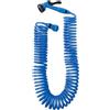 NONE Tubo da Giardino Espandibile a Spirale da 10 Metri - Tubo Resistente con Pistola a Spruzzo a 5 Funzioni, Sistema Anti-Torsione e Retrattile, Ideale per Irrigazione di Giardino, Terrazza, Frutteto e