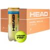 Head Pro S+ Paddle Balls - Confezione da 3 palline ufficiali | Maggiore durata, rimbalzo costante e prestazioni professionali