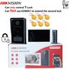 NONE Kit Videocitofono Multilingue HIKVISION DS-KIS608-P, Include DS-KV6133-WME1 & DS-KH6350-WTE1 & Switch PoE, Chiamate Tramite App per Smartphone