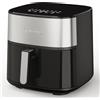 koticidsin Friggitrice ad aria KotiCidsin 2000 W, Airfryer 9 L, 8 menu preprogrammato e modalità manuale, touch screen LED, nero