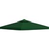 Outsunny Telo di ricambio Outsunny per gazebo da giardino, telo di ricambio per tetto tenda 3x3 m verde scuro