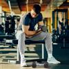 HOMCOM Set di 2 manubri da 5 kg per bodybuilding, uomo e donna, allenamento muscolare e gomma in metallo nero