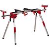 Einhell Originale Einhell MSS 1610 Banchetto universale estensibile per troncatrici (in alluminio, alt. 85 cm, lungh. Max 161 cm, max 100 kg, vano porta utensili, regolaz. piedini, rulli di scorrimento)