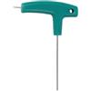 VIRELLO Chiave esagonale con manico a T, cacciavite interno a sei angoli CRV, 1,5-10 mm, chiave ergonomica per trattamento opaco e cromato