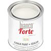 bianco Shabby Bianco Forte - Bianco Antico - (250ml) Vernice a Gesso con Finitura/Protettivo 2-in-1: Chalk Paint Super Resistente per Mobili, Pareti e Porte - Asciugatura Rapida, Interni/Esterni, Opaca