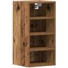 Roanoer Riga - Armadietto da cucina sospeso, 30 x 29,5 x 60 cm, effetto legno anticato, con molto spazio per cucina e soggiorno, salvaspazio
