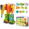 Generisch Bots educativi con numeri - Set di giocattoli matematici in età prescolare, robot dinosauro che trasforma i personaggi educativi, set di attività di conteggio interattivo per bambini, set di