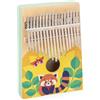 Janod Kalimba di Legno, Giocattolo Musicale imitativo, 17 Tasti in Metallo, Kalimba per Bambini con Suoni Morbidi, da 3 Anni, J07659