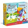 Clementoni Dell'Oca + Tangram Tavolo, Gioco Di Società Per Tutta La Famiglia, 1-6 Giocatori, 6 Anni+, Made In Italy, Multicolore, 16301