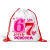 Handmade Generico Zainetto Personalizzato Tema 6 7 con Nome per Bambini e Ragazzi | Sacca per Asilo, Scuola, Sport e Tempo Libero, Tema Tormentone 67, Idea Regalo