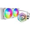 COOLER MASTER Dissipatore a Liquido Cooler Master MasterLiquid 240 Atmos 240mm ARGB Bianco