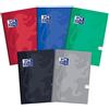 Oxford Quaderno A5, 96 fogli, a quadretti, 5 pezzi, colori assortiti