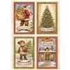 Carta di riso Silent Night 4 cards Stamperia