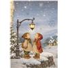 Carta di riso Silent Night lampione Stamperia
