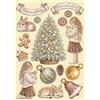 Wooden Shape Colorato White Christmas