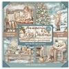 Blocco da 22 carte Scrap Single Face White Christmas 20 x 20