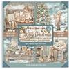 Blocco da 22 carte Scrap Single Face White Christmas