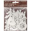Art Paper Shapes laser cut - Christmas