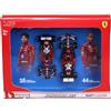 Burago 1:43 F1 Ferrari SF-25 2025 Hamilton & Leclerc Team, confezione da due