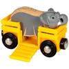 BRIO World - Vagone con elefante, Accessorio ferrovia in legno +3 anni