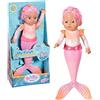 BABY born Zapf Creation 834589 My First Mermaid 37cm- Meerjungfrau Badepuppe, bewegliche Arme und Beine, schwimmt durchs Wasser, Wasserdicht und ohne Batterien verwendbar.
