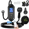 AFYEEV Cavo Ricarica Auto Elettrica Tipo 2 Schuko, 6/8/10/13/16A 3.6kW 7M
