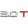 Topteng 3.0T Emblema 3D in metallo adesivo adatto per Audi A3 A4 A5 A6 A7 B6 B7 B8 Q3 Q5 Q7 TT