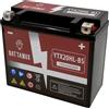 Battanux Batteria Moto Battanux YTX20HL-BS 12V 20Ah AGM - Alta Capacità, Senza Manutenzione, Antiperdite, Pronta all'Uso per Moto, ATV e UTV