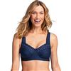 MISS MARY OF SWEDEN Reggiseno Senza Ferretto in Cotone - Coppa Piena, Alto Sostegno, Spalline Imbottite Regolabili, Comfort Quotidiano Donna 8c Blu Scuro