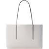 Calvin Klein Donna Borsa Tote Bag Bold Medium con Logo, Bianco (White Alyssum), Taglia Unica