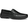 Geox U Moner W 2FIT A, Mocassino Uomo, Black, 43.5 EU