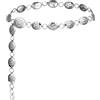 ILuvatar Luvatar Moda in metallo Cintura in vita Cintura Camicetta Abito Maglione Cintura a catena.., 104CM
