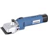 Clipster Tosatrice a batteria FarmClipper Akku2, tosatrice per animali, include 2 batterie, blu, 28,5 x 8 x 8 cm, per tosatura bovini, veterinari, autonomia di 120 minuti