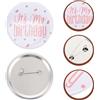 6 Pcs Spilla Di Compleanno Per Bambina Decorazione Decorativa Con Da Balia