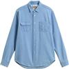WOOLRICH Uomo Woolrich Camicia Indigo Ls