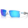 Oakley Occhiali da sole Uomo Oo9488 Flak 2.0 XXL, Bianco Lucido/Prizm Sapphire, 63 mm