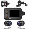 OSRGZRNGR Moto Dash Cam Ad Alta Definizione 1080P Fotografia Dual-Lens Fotocamera Bike Controller Ciclismo Loop Video Recorder Registrazione