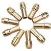 Opatiny Set di mandrini per trapano rotativo in ottone, gamma 0,5-3,2 mm, diametro della coda di 4,2 mm, per mini smerigliatrice e attrezzature correlate