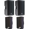 FBT X Lite 112A Coppia Diffusore Att. Pro12" 1500W+Bluetooth+XL-C12 Coppia Cover
