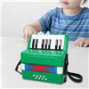 Fisarmonica a piano per bambini con 17 tasti e 8 bassi. Giocattolo per