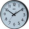 Unity Orologio da parete, Fradley, Silenzioso, Moderno, Nero, 30 cm