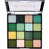 EONFAVE Palette di ombretti con 16 colori - finitura opaca e luccicante ad alta pigmentazione Eye Shadows, lunga durata e resistente al sudore, paletta per tutti i giorni e le feste (02 verdi)