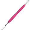 STALEKS Doppio strumento per manicure con manico in silicone STALEKS UNIQ PQ-11/1 (anello + cursore piatto dritto)