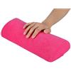 Wakects Cuscino per le, nail art poggia cuscino manicure morbido spugna holder cusion salon accessori per unghie strumento, Rosa