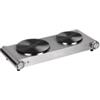 ARDES HOBINOX DUO (ARFOEL02) - FORNELLO ELETTRICO 2 PIASTRE 18-15CM 1500/1000W