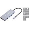 CONCEPTRONIC DONN20G - DOCKING STATION 10-IN-1 USB-C (M) 3.2 / HDMI, VGA, USB-A 5GBPS, USB-C 5GBPS, SD, TF/MICROSD, AUDIO, GBE, 100W USB PD
