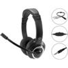 CONCEPTRONIC POLONA02BA - CUFFIE OVEREAR - MICROFONO - CONTROLLO VOLUME - JACK 3.5 + SPLIT CABLE